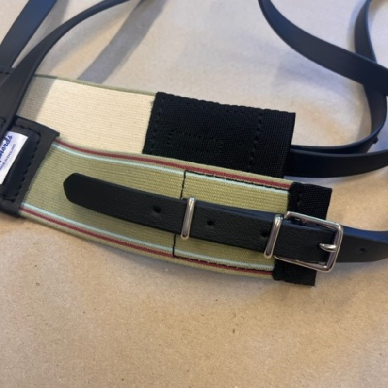 O.Shepherd Web/Elastic Race Breastgirth- Blue/Grey/White-1